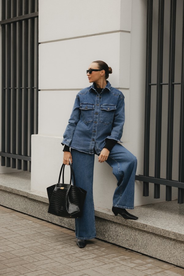 24915 Koszula Jeansowa Blue