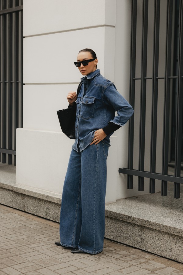 24915 Koszula Jeansowa Blue