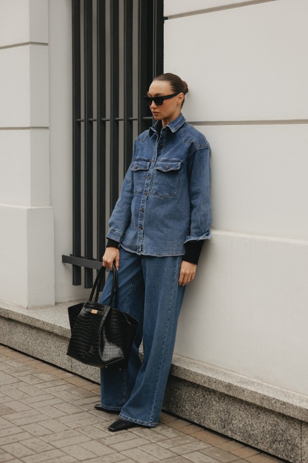 24915 Koszula Jeansowa Blue