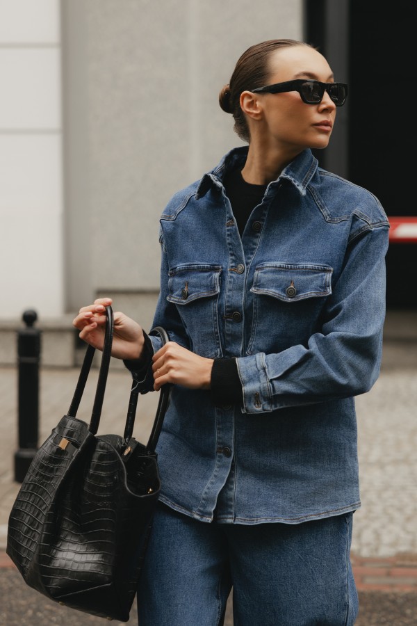 24915 Koszula Jeansowa Blue
