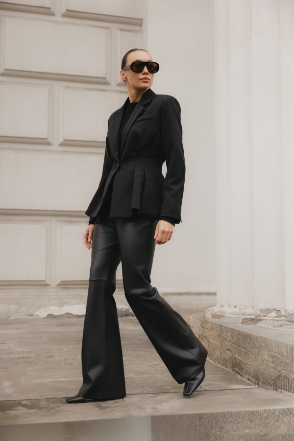 Maren Blazer Tailored Black