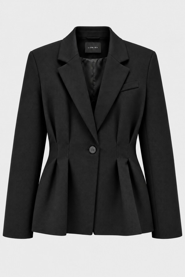 Maren Blazer Tailored Black