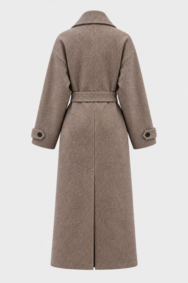 Colin Coat Wool Beige