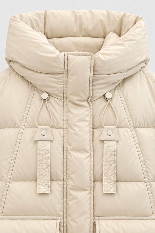 083 Kurtka Puchowa Cream