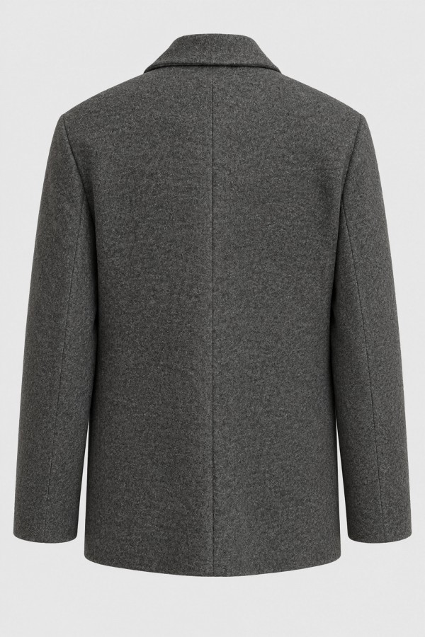Adele Wool-Blend Blazer Graphite