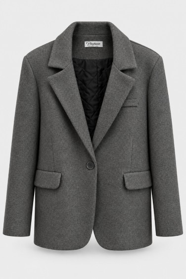 Adele Wool-Blend Blazer...