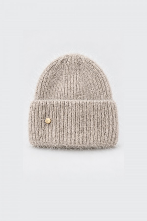 Winter Hat Angora Beige