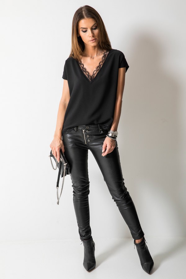 Roma Blouse Black