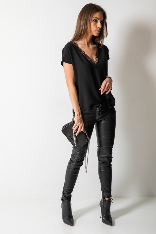 Roma Blouse Black