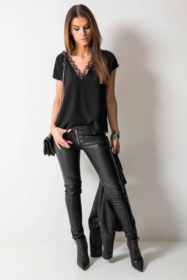 Roma Blouse Black