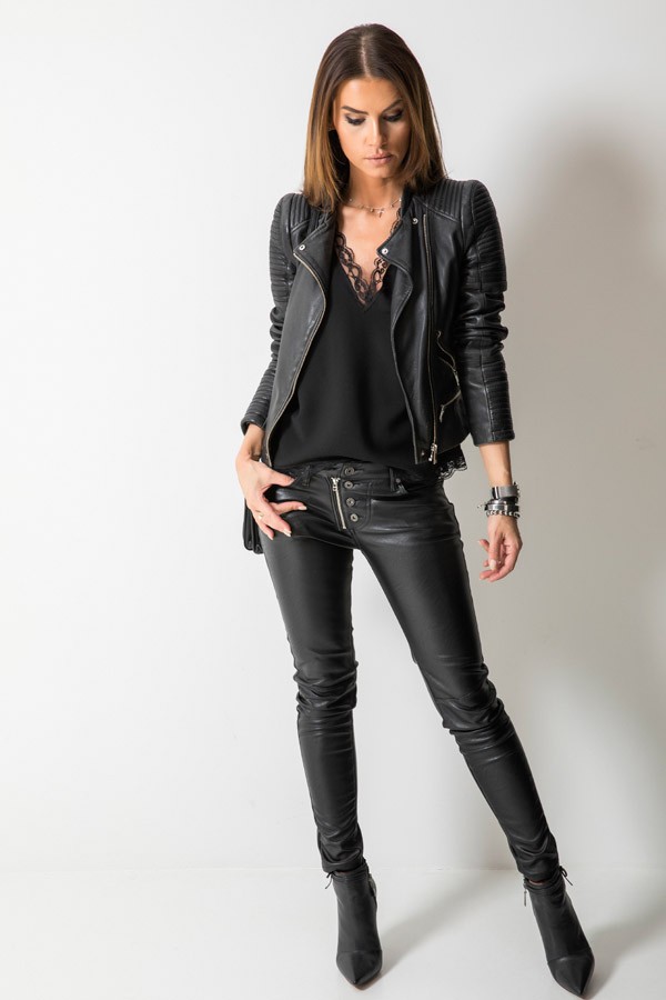 Roma Blouse Black
