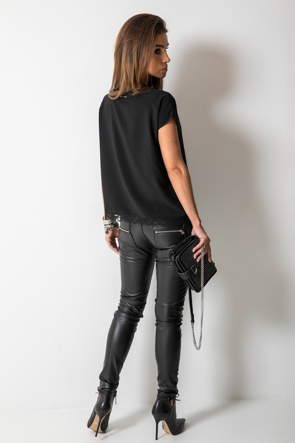 Roma Blouse Black