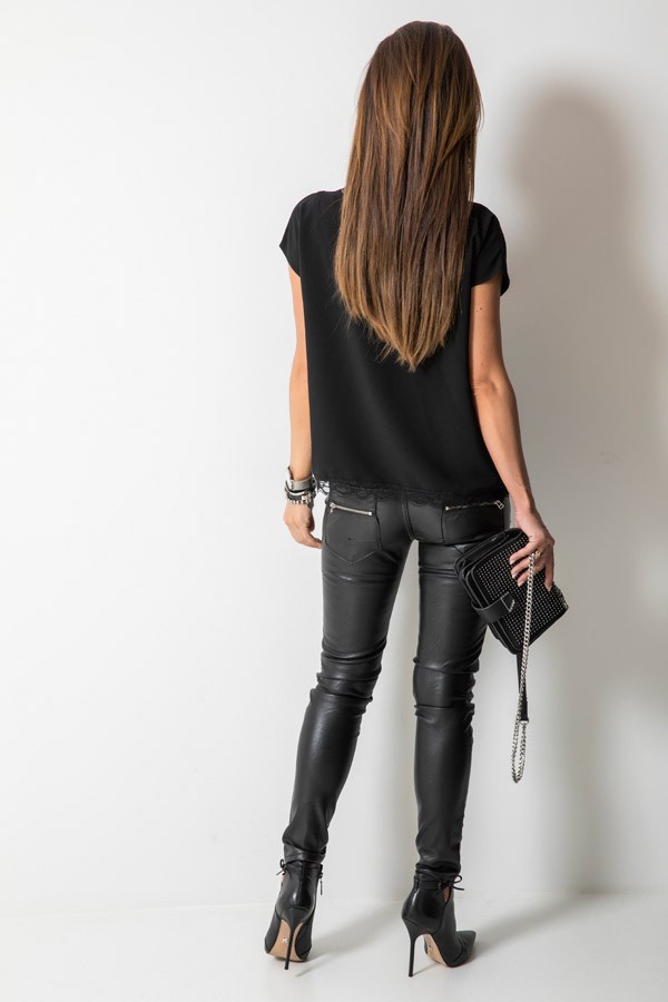 Roma Blouse Black