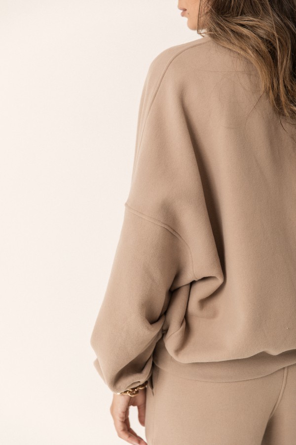 Spodnie Dresowe Joggery Warm Beige