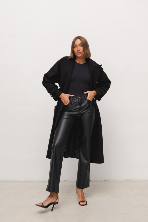 Mark Wool Coat Black