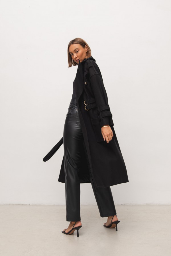 Mark Wool Coat Black