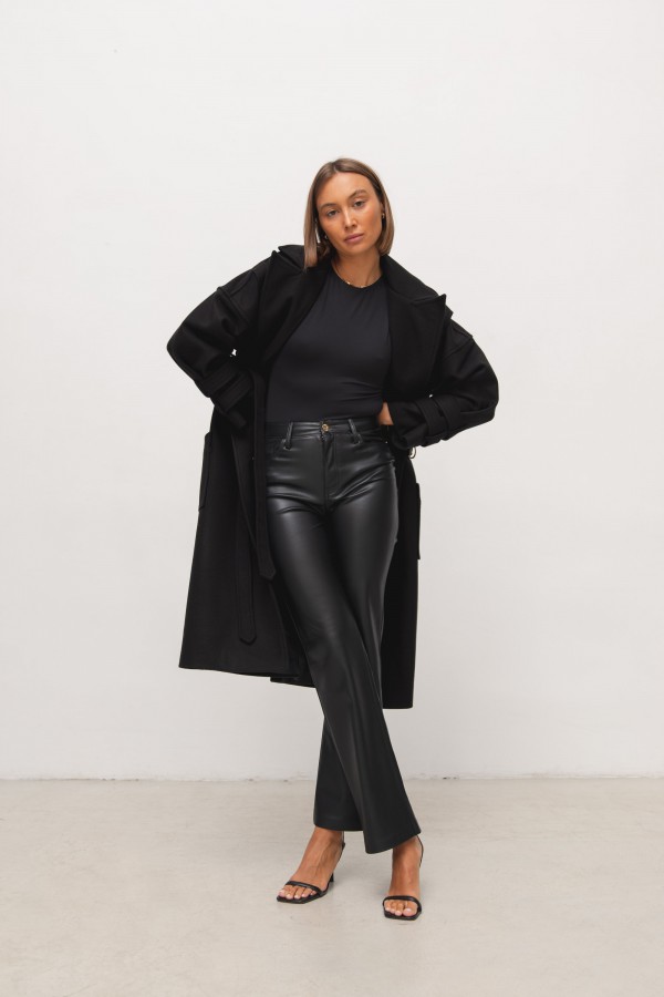Mark Wool Coat Black