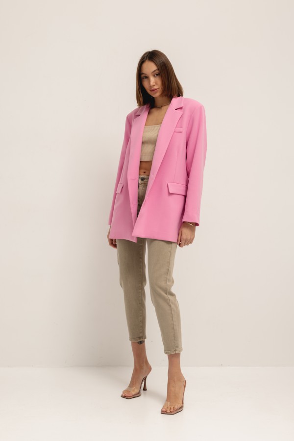 Cleo Marynarka Oversize Róż