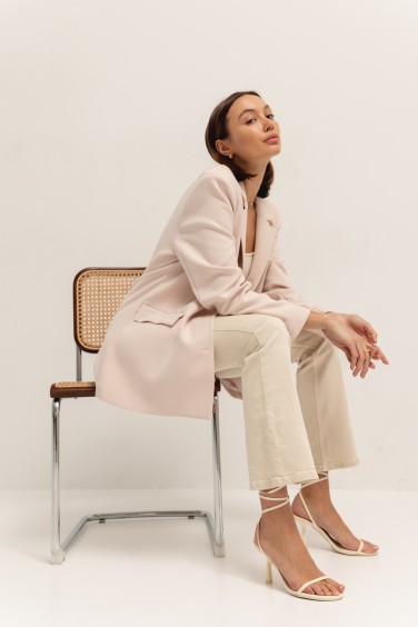 Cleo Marynarka Oversize Beige