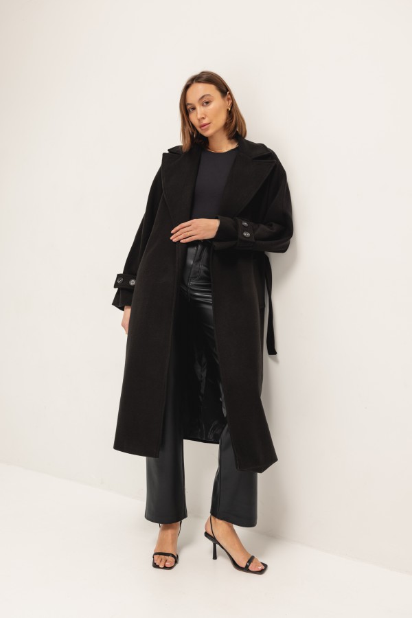 Michael Wool Coat Black