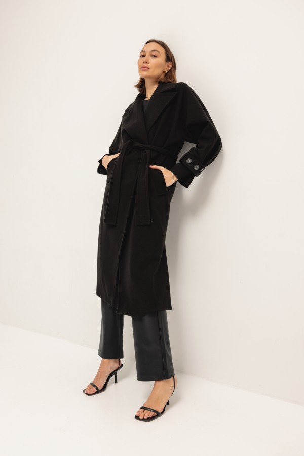 Michael Wool Coat Black