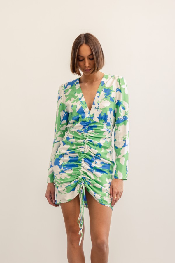 Tori Sukienka W Kwiaty Green