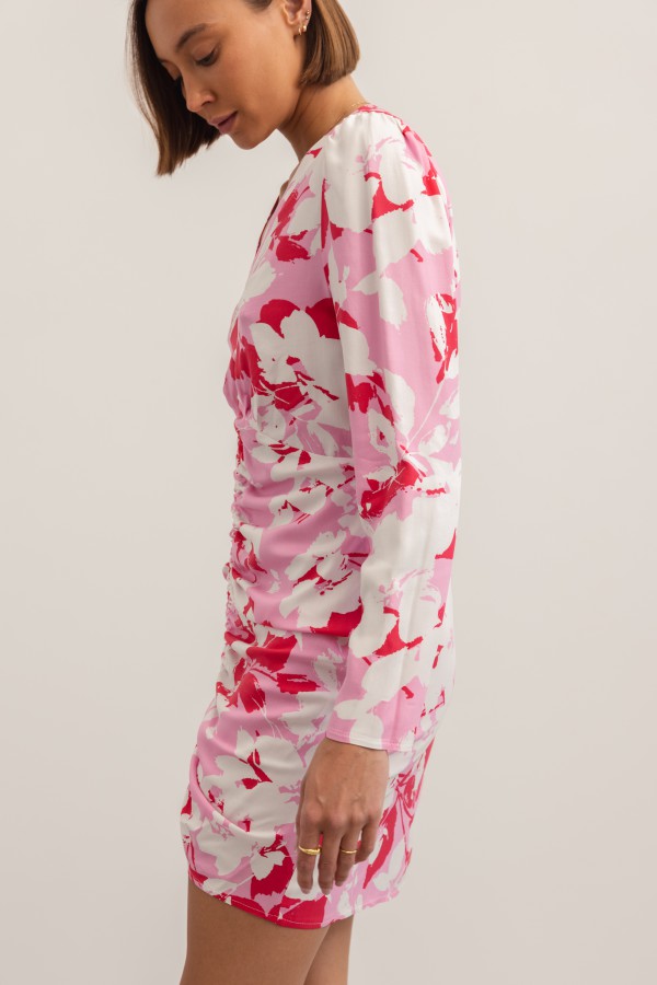 Tori Floral Dress Pink