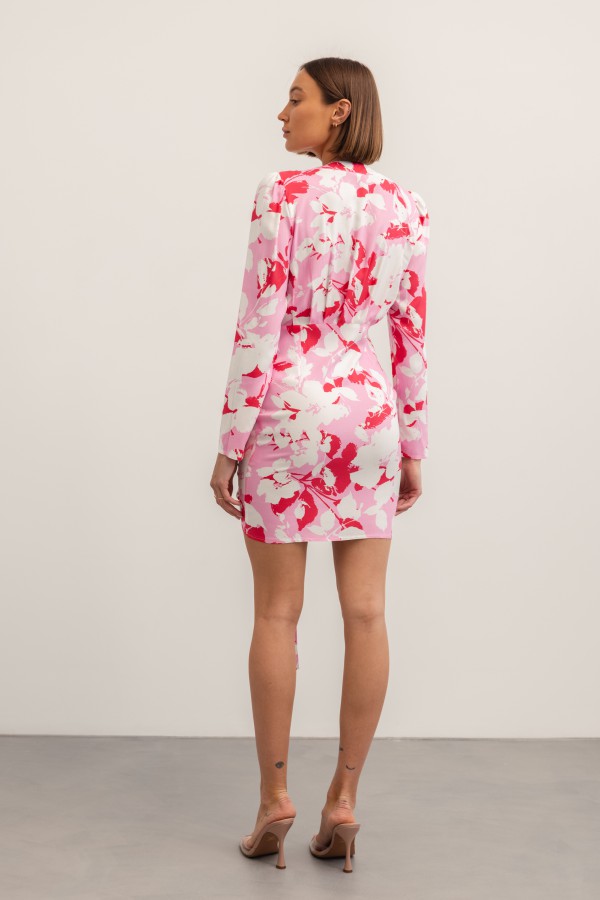 Tori Floral Dress Pink