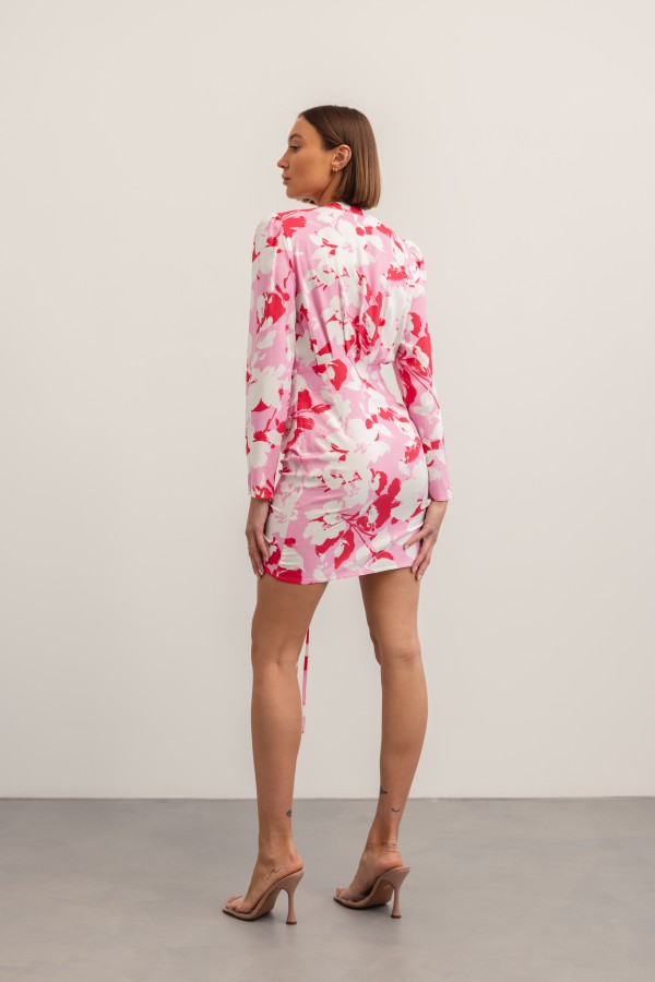 Tori Floral Dress Pink