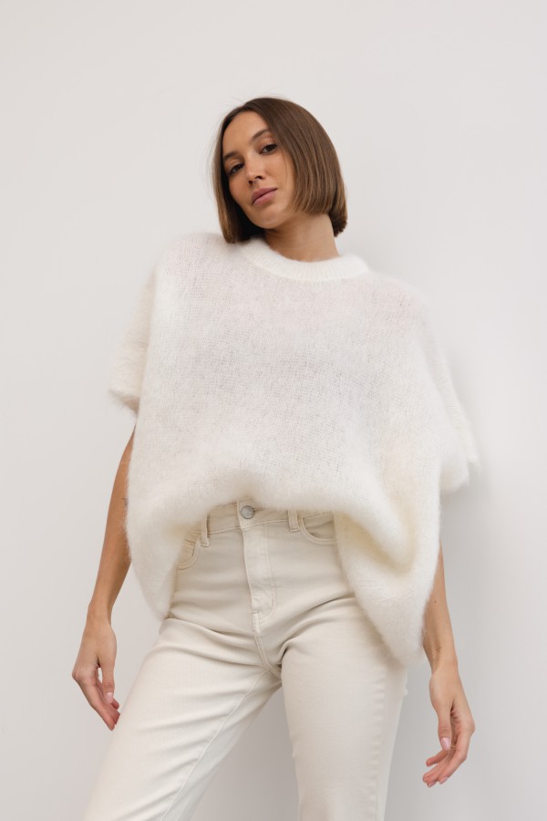 Marco Mohair Sweater Ecru
