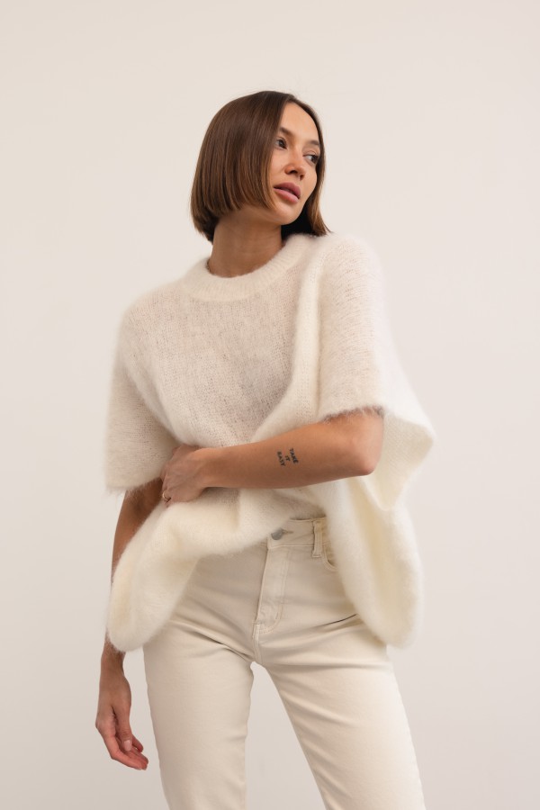 Marco Mohair Sweater Ecru