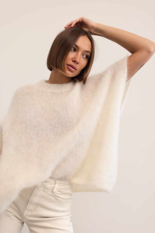Marco Mohair Sweater Ecru