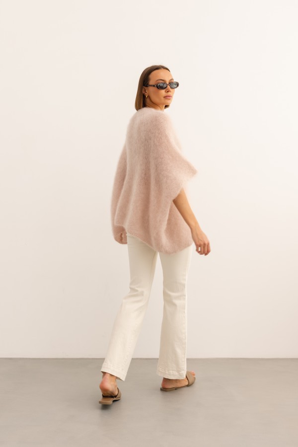 Marco Mohair Sweater Powder Pink Premium