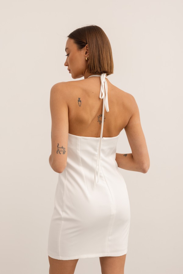 Kathia Rose Dress White