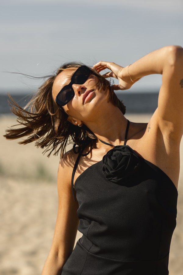 Kathia Rose Dress Black
