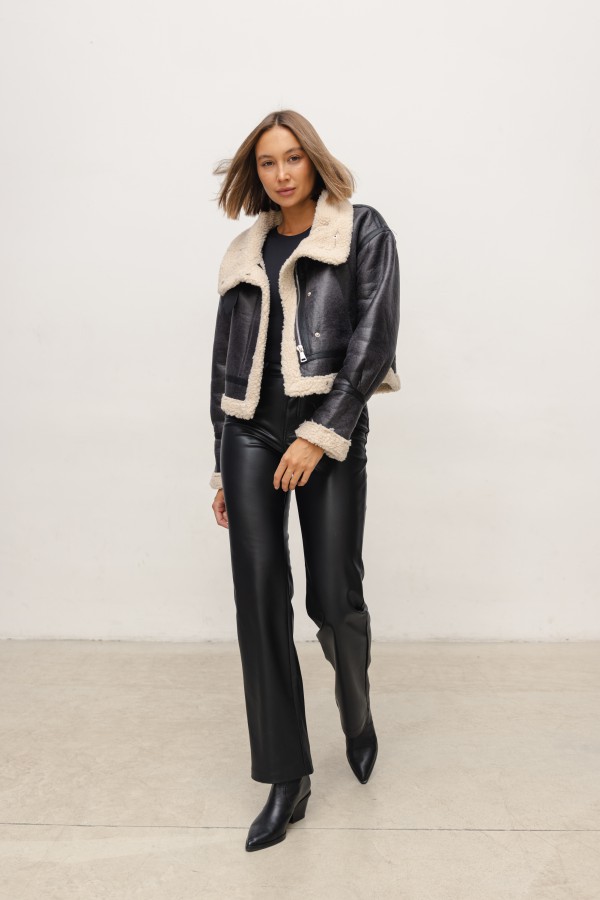 UD06 Shearling Jacket Black