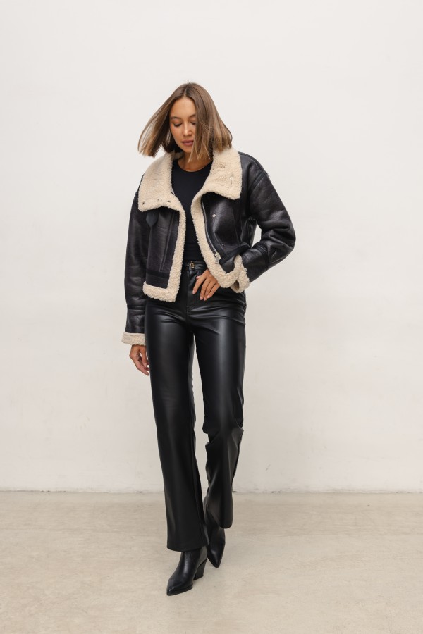 UD06 Shearling Jacket Black