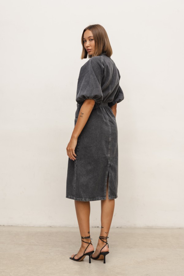 Alice Denim Dress Black