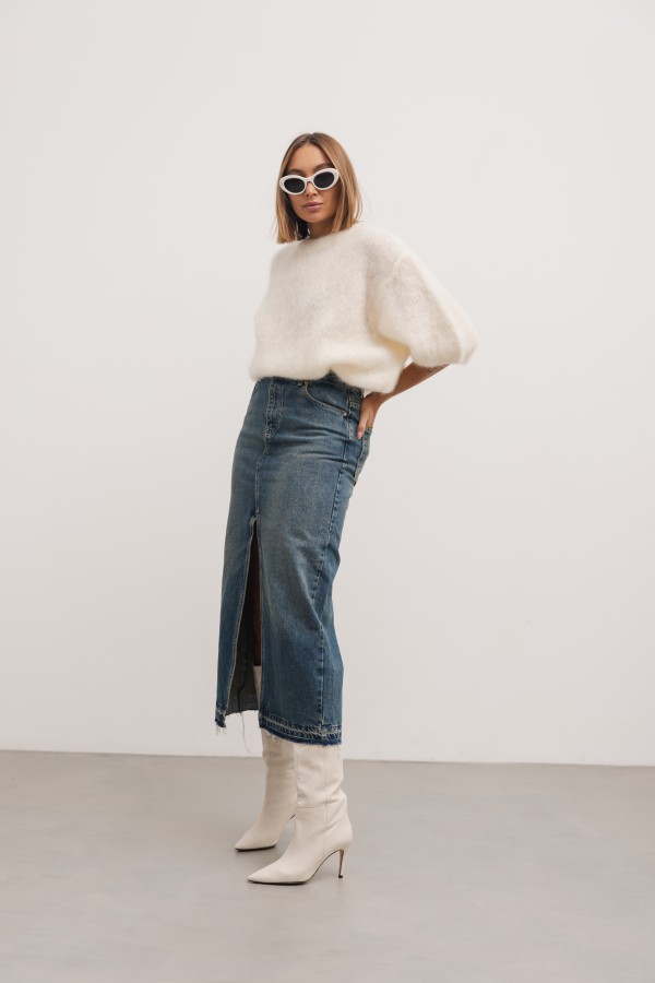 80555 Denim Skirt