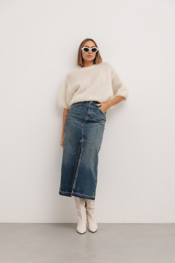 80555 Denim Skirt
