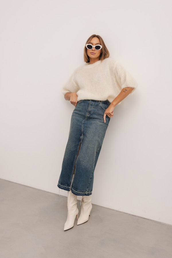 80555 Denim Skirt