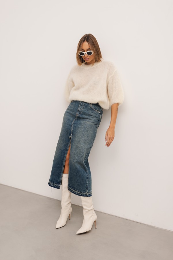 80555 Denim Skirt