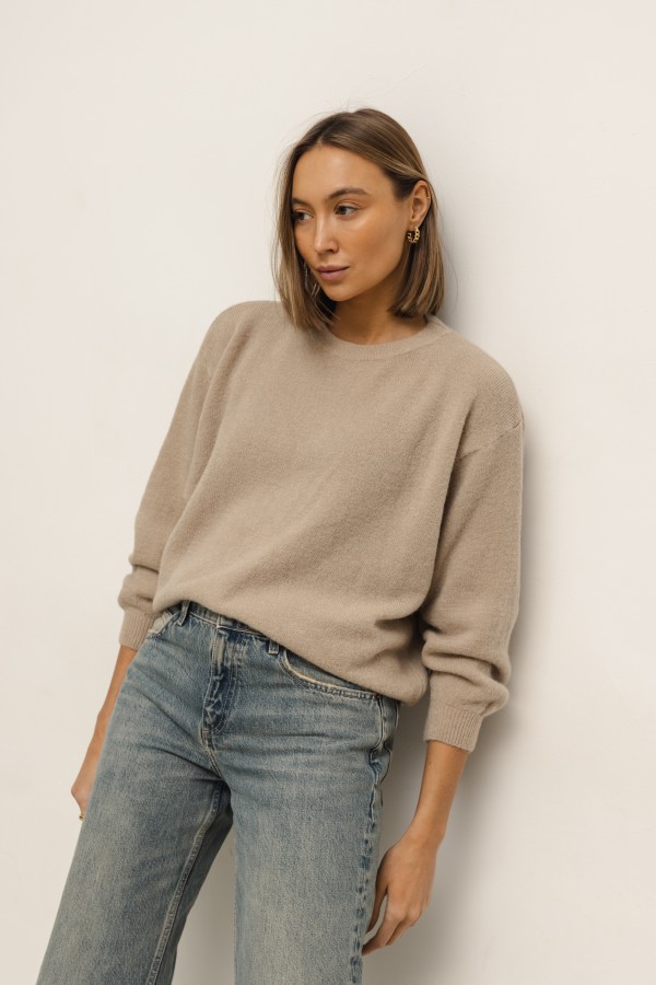 Paul Alpaca Sweater Mocca