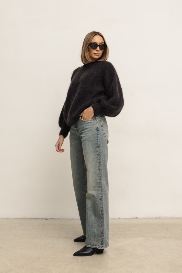 Nicolas Mohair Sweater Chocolate