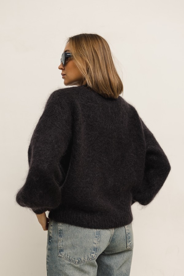Nicolas Mohair Sweater Chocolate