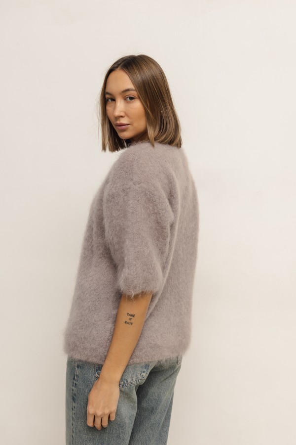 Maxwell Mohair Sweater Dusty Pink