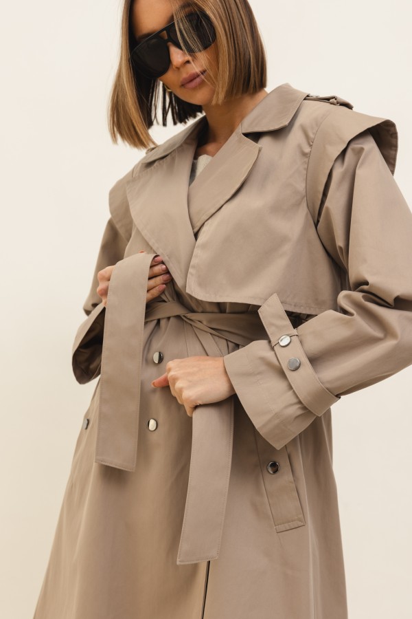 Andre Trench Coat Mocca