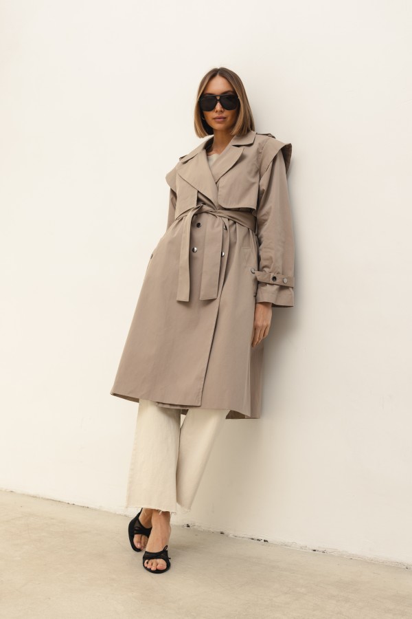 Andre Trench Coat Mocca
