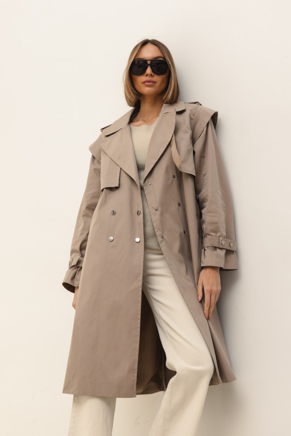 Andre Trench Coat Mocca