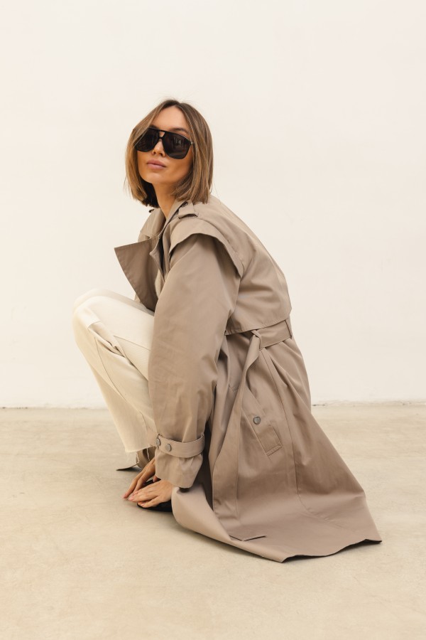 Andre Trench Coat Mocca